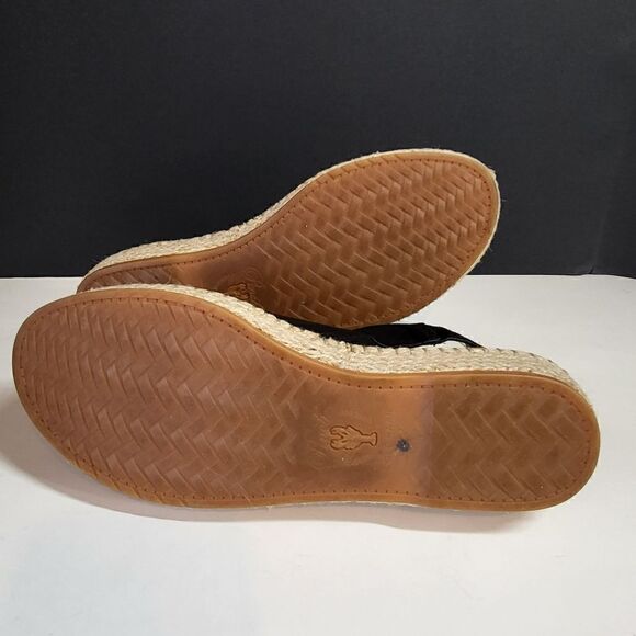 Cole Haan Women's Black Wedge Open Toe Sandals - Picture 10 of 10